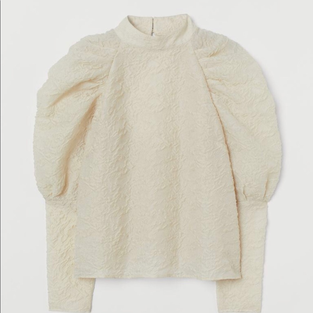 Puff sleeved blouse